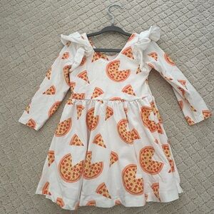Monica & Andy Playful Pizza Slice Girl’s Dress